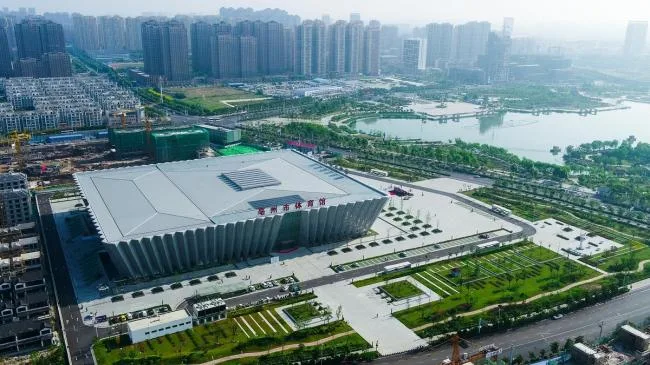 BIM Architecture | Dynamic Folding and Extension Like a Stage Curtain: Bozhou Sports Center/Yuan Ye Architecture Studio