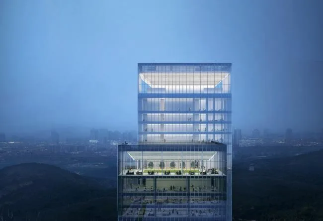 BIM Architecture | 'World's Number One Twist': Simulating Jumping Aurora with Hyperbolic Curtain Walls/Aedas