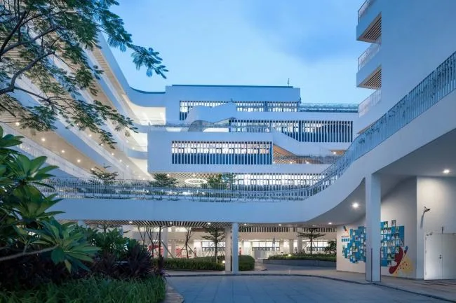 BIM Architecture | Shenzhen Qianhai Third Primary School (Liwan Primary School)/Shenzhen New Year Night School Architectural Design and Research Institute · Yuanben Studio