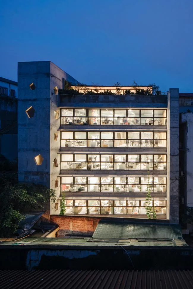BIM Architecture | OpenAsia Group Headquarters, Two Focus Tube Suspended Bridge Office Building/G8A Architecture& UrbanPlanning