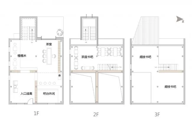 BIM Architecture | Paper Cuttings Art Shop& Banhu Book Bar/Hangzhou Forest Architecture Design
