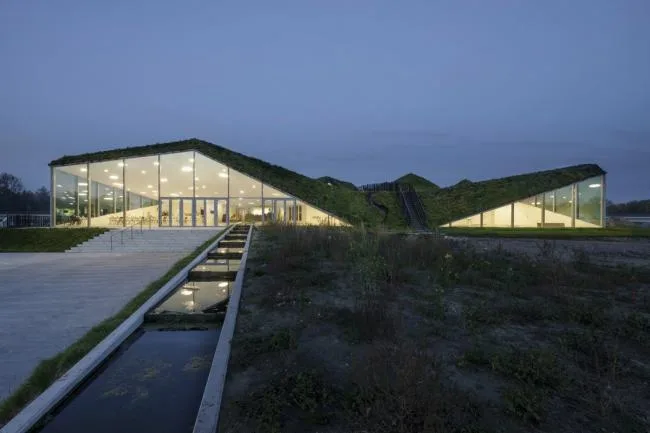 BIM Architecture | Large scale Art Sculpture with Unscrupulous Wetland Scenery: Biesbosch Museum Island, Netherlands/Studio Marco Vermeulen