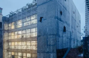 BIM Architecture: OpenAsia Group Headquarters Featuring Twin Focus Tube Suspended Bridge Office by G8A Architecture & Urban Planning-BIM WORLD