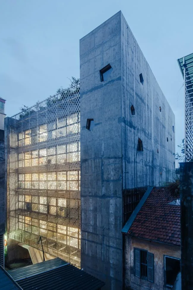 BIM Architecture | OpenAsia Group Headquarters, Two Focus Tube Suspended Bridge Office Building/G8A Architecture& UrbanPlanning