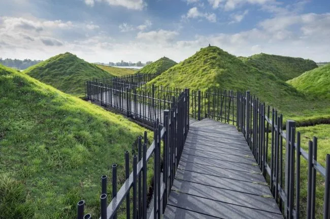 BIM Architecture | Large scale Art Sculpture with Unscrupulous Wetland Scenery: Biesbosch Museum Island, Netherlands/Studio Marco Vermeulen