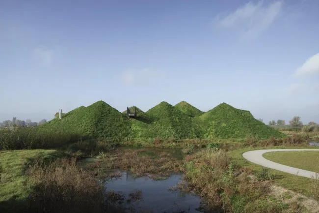 BIM Architecture | Large scale Art Sculpture with Unscrupulous Wetland Scenery: Biesbosch Museum Island, Netherlands/Studio Marco Vermeulen