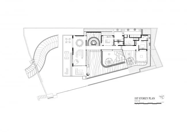 BIM Architecture | Between Mountains and Rivers, Garden Villas/Guz Architects