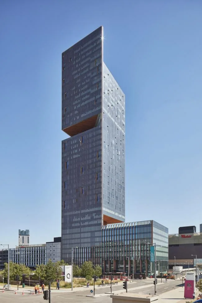 BIM Architecture | Stratford Hotel in London: The Perfect Integration of Hotel and Community Life/SOM