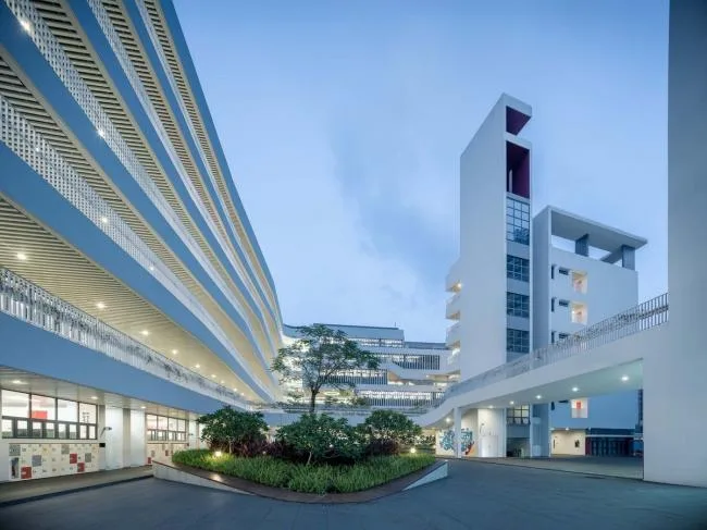 BIM Architecture | Shenzhen Qianhai Third Primary School (Liwan Primary School)/Shenzhen New Year Night School Architectural Design and Research Institute · Yuanben Studio