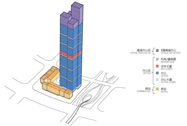 BIM Architecture | Changsha 323 meter new landmark, the majestic mountain and river city by Meixi Lake/Aedas