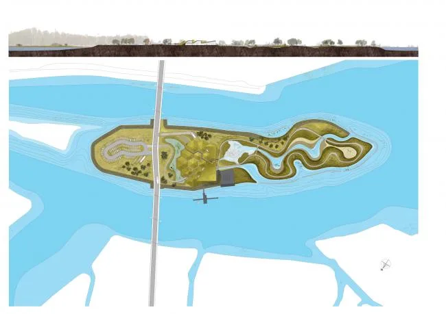 BIM Architecture | Large scale Art Sculpture with Unscrupulous Wetland Scenery: Biesbosch Museum Island, Netherlands/Studio Marco Vermeulen