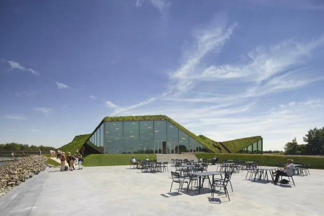 BIM Architecture | Large scale Art Sculpture with Unscrupulous Wetland Scenery: Biesbosch Museum Island, Netherlands/Studio Marco Vermeulen