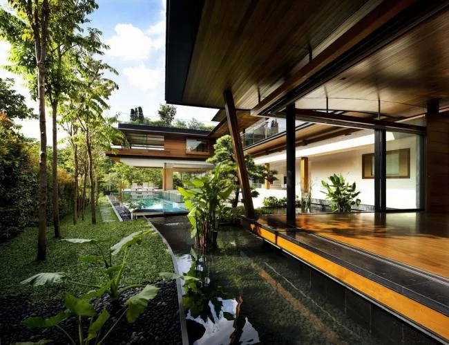 BIM Architecture | Between Mountains and Rivers, Garden Villas/Guz Architects