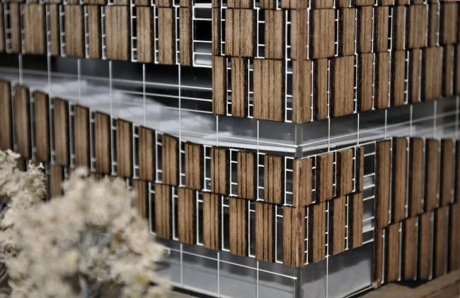 BIM Architecture | Tsinghua University Law School Library/KOKAISTUDIOS