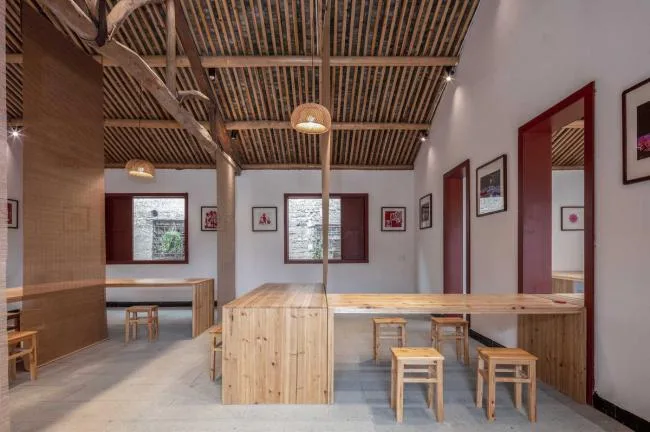 BIM Architecture | Paper Cuttings Art Shop& Banhu Book Bar/Hangzhou Forest Architecture Design