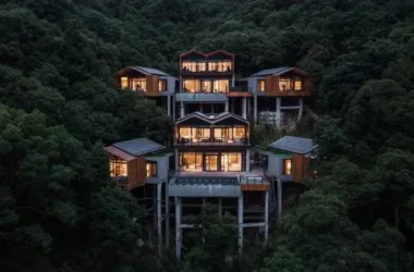 BIM Architecture: Creating a Rustic Hearth Experience at Ninghai Anlan by Shanghai Jundi Architectural Design-BIM WORLD