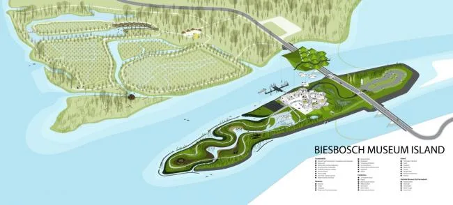 BIM Architecture | Large scale Art Sculpture with Unscrupulous Wetland Scenery: Biesbosch Museum Island, Netherlands/Studio Marco Vermeulen
