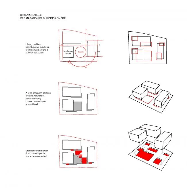 BIM Architecture | Tsinghua University Law School Library/KOKAISTUDIOS