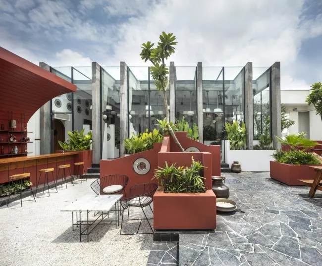 BIM Architecture | A Coffee Shop Searching for Village Memories, Protal 92, India