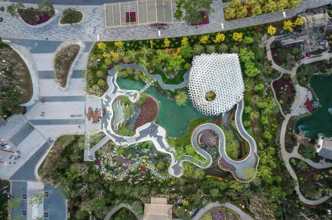 BIM Architecture | Design and Research Institute for Decoration of Shanghai Garden/Huajian Group Buildings at the 2019 Beijing International Horticultural Exposition