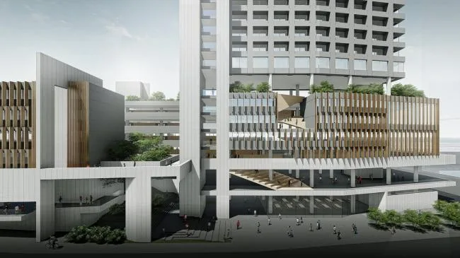 BIM Architecture | Core Campus Space Opening to City