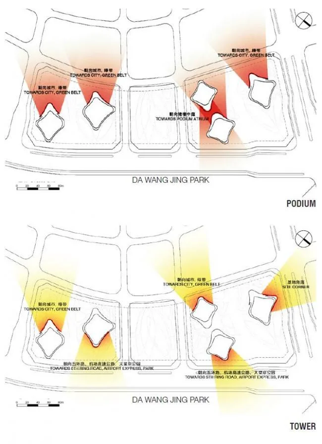 BIM Architecture | View Beijing's New Landmarks, Modern and Organic Urban Oasis/Andrew Bromberg at Aedas