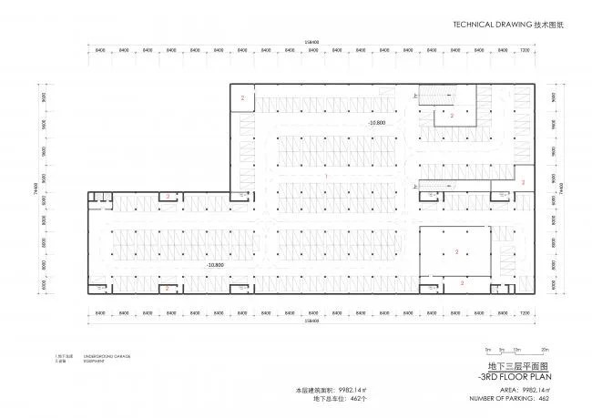 BIM Architecture | Third Underground Floor Plan