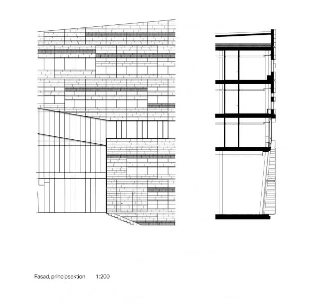 BIM Architecture | Uppsala Night School Administration Building/3XN