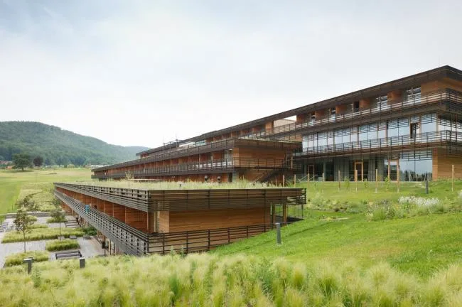 BIM Architecture | Scattered in the midst of hills and fields for recuperation/Dietger Wissounig Architekten