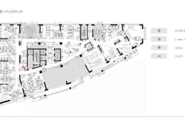 BIM Architecture: Office Space Design for Fanghua/Shenzhen Qianxun Soft Decoration Art Co., Ltd.-BIM WORLD