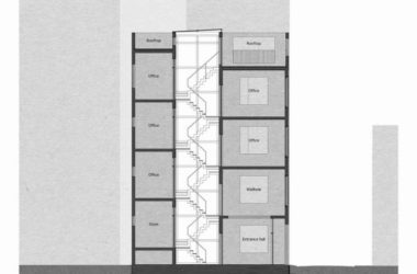 BIM Architecture: Gazing at the Sky from a Quiet Alley in Bustling Ginza – SO&CO Shared House-BIM WORLD