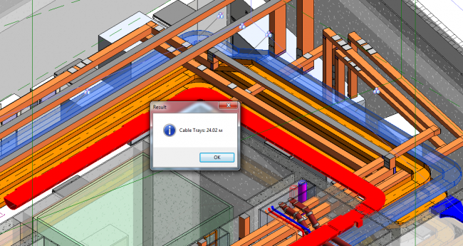 Free BIM Plugin for MEP Pipeline Length Measurement and Statistics