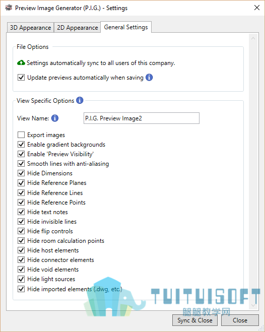 BIM Plugin: Download the Preview_Smage_Generator for Clear Preview Images