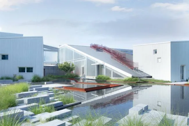 BIM Architecture | Garden 'Mountain House', Jianggan Workshop - Differentiated Practice of Contemporary Property Architecture/Gad · line+studio