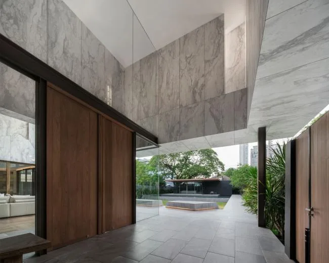 BIM Architecture | Lightweight Suspended Marble House/Openbox Architects