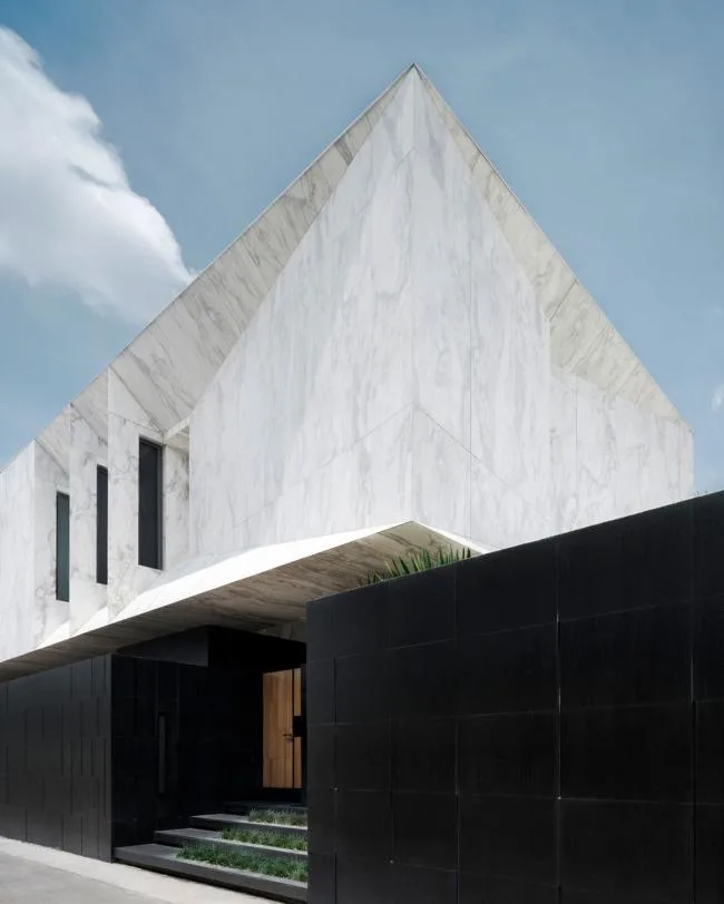 BIM Architecture | Lightweight Suspended Marble House/Openbox Architects