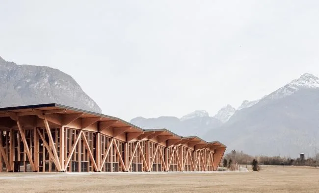BIM Architecture | Endless twists and turns, hidden in the Alps Valley: In the middle of the Agodo Conference Exhibition/Studio Botter+Studio Bressan