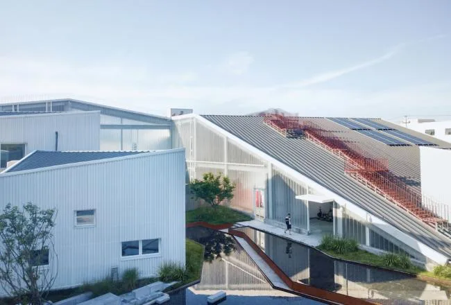 BIM Architecture | Garden 'Mountain House', Jianggan Workshop - Differentiated Practice of Contemporary Property Architecture/Gad · line+studio