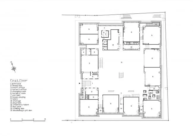 BIM Architecture | Japanese Kindergarten with Play as the Theme - KO Kindergarten/Hibino Design+Kids Design Labo