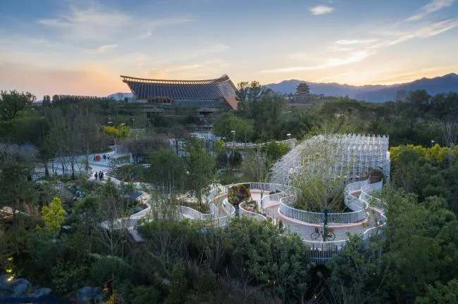 BIM Architecture | Design and Research Institute for Decoration of Shanghai Garden/Huajian Group Buildings at the 2019 Beijing International Horticultural Exposition