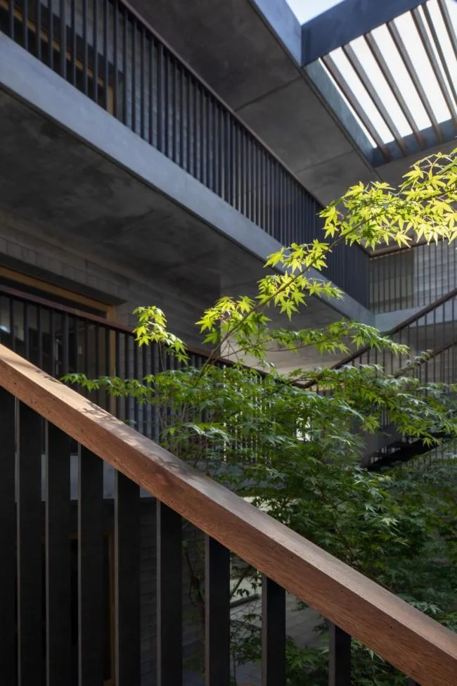 BIM Architecture | Deep Courtyard, Tranquil and Simple Home: Asahi Group Employee Dormitory KAEDE/Takenaka Corporation