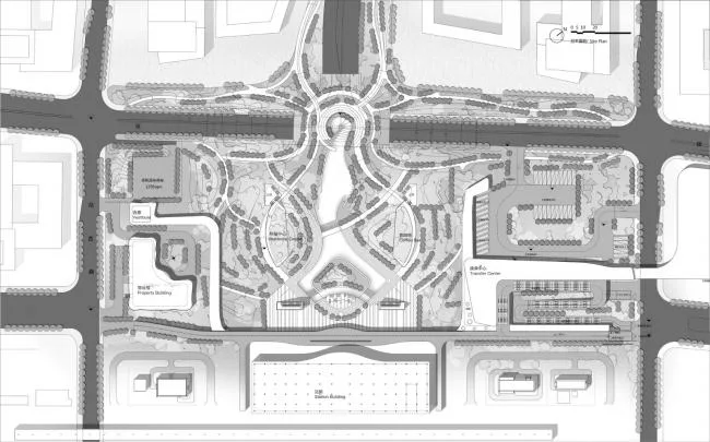 BIM Architecture | Reshaping the Mountains and Rivers of Fuchun with the Pen of Nature - Tonglu Station/Greentown Ten Dimensions of Hanghuang Railway