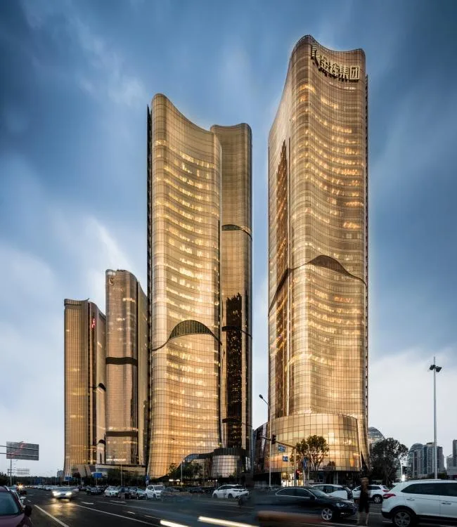 BIM Architecture | View Beijing's New Landmarks, Modern and Organic Urban Oasis/Andrew Bromberg at Aedas