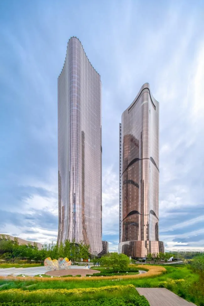 BIM Architecture | View Beijing's New Landmarks, Modern and Organic Urban Oasis/Andrew Bromberg at Aedas