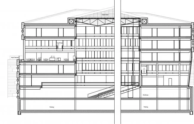 BIM Architecture | Uppsala Night School Administration Building/3XN