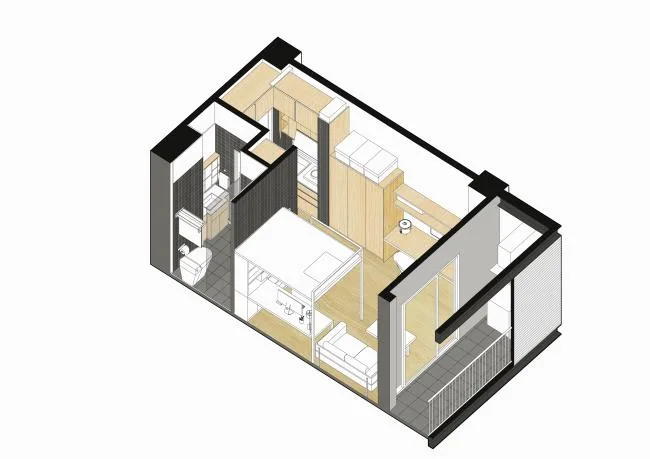 BIM Architecture | Jiakeli Apartment Reform/Mozhao Architectural Design Firm