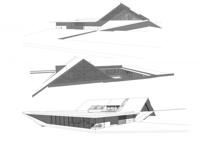 BIM Architecture | A Cool Hat Lost in the Wilderness: Green Line Cabin/Mobius Architects