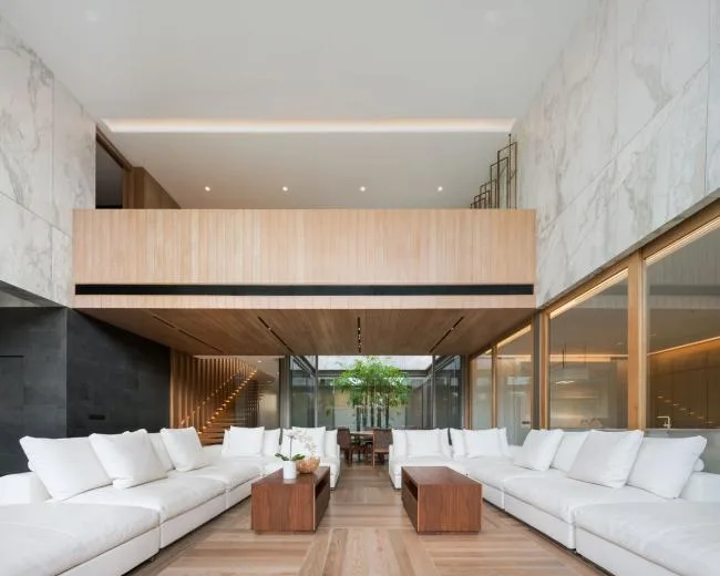 BIM Architecture | Lightweight Suspended Marble House/Openbox Architects