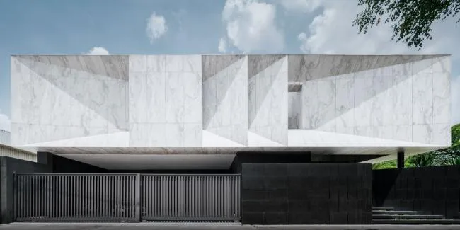 BIM Architecture | Lightweight Suspended Marble House/Openbox Architects