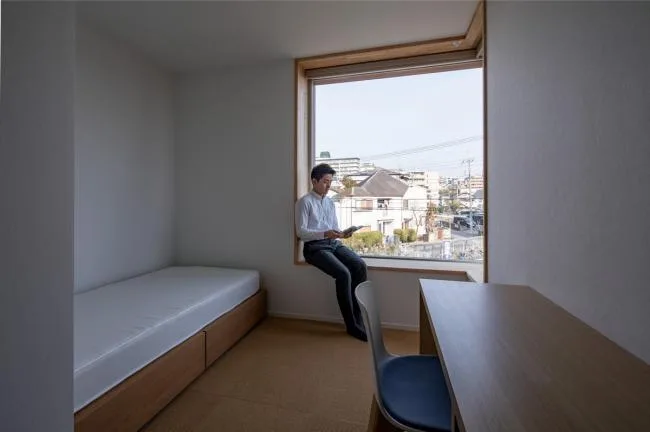 BIM Architecture | Deep Courtyard, Tranquil and Simple Home: Asahi Group Employee Dormitory KAEDE/Takenaka Corporation